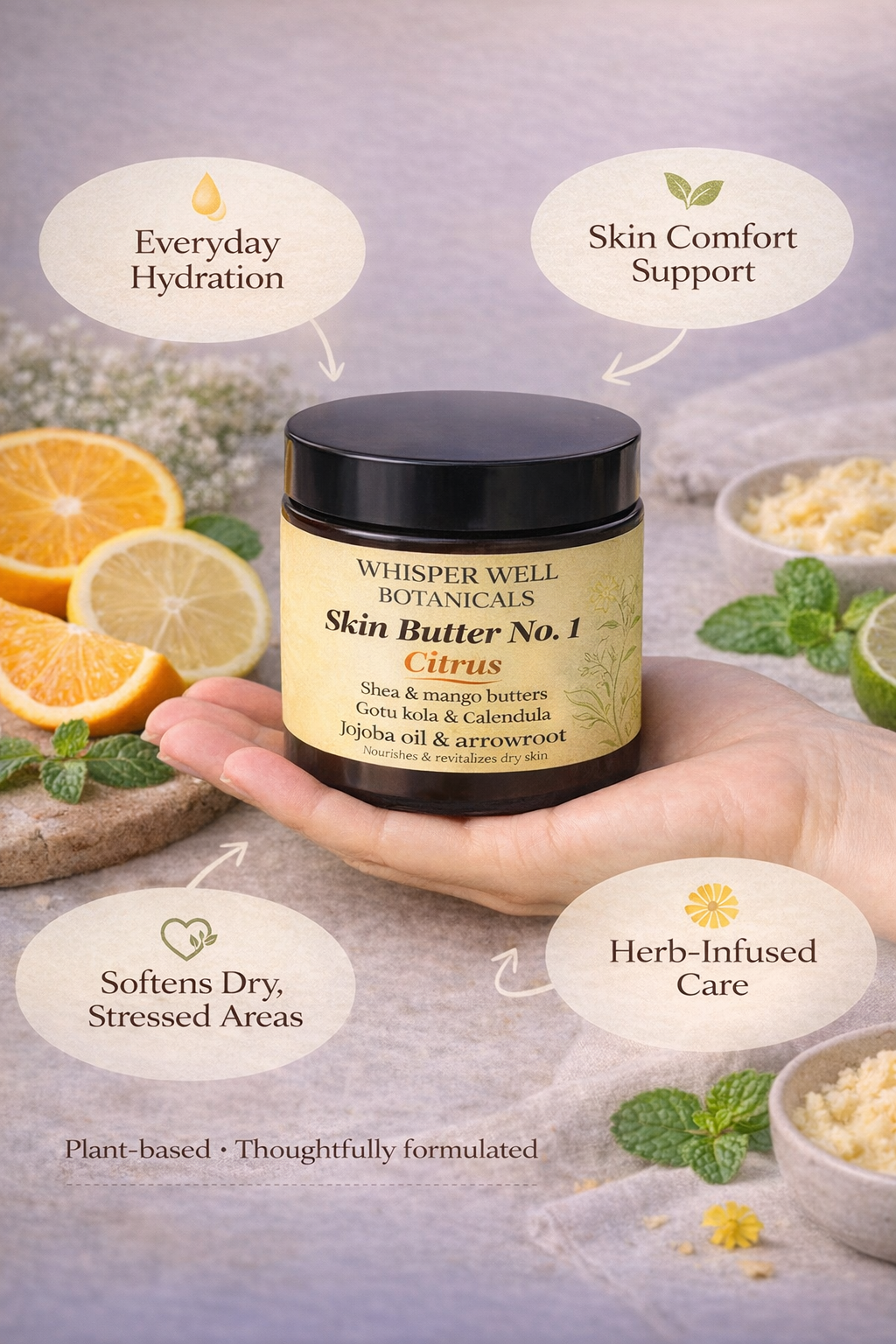 Whipped Body Butter - Skin Butter - 2 oz