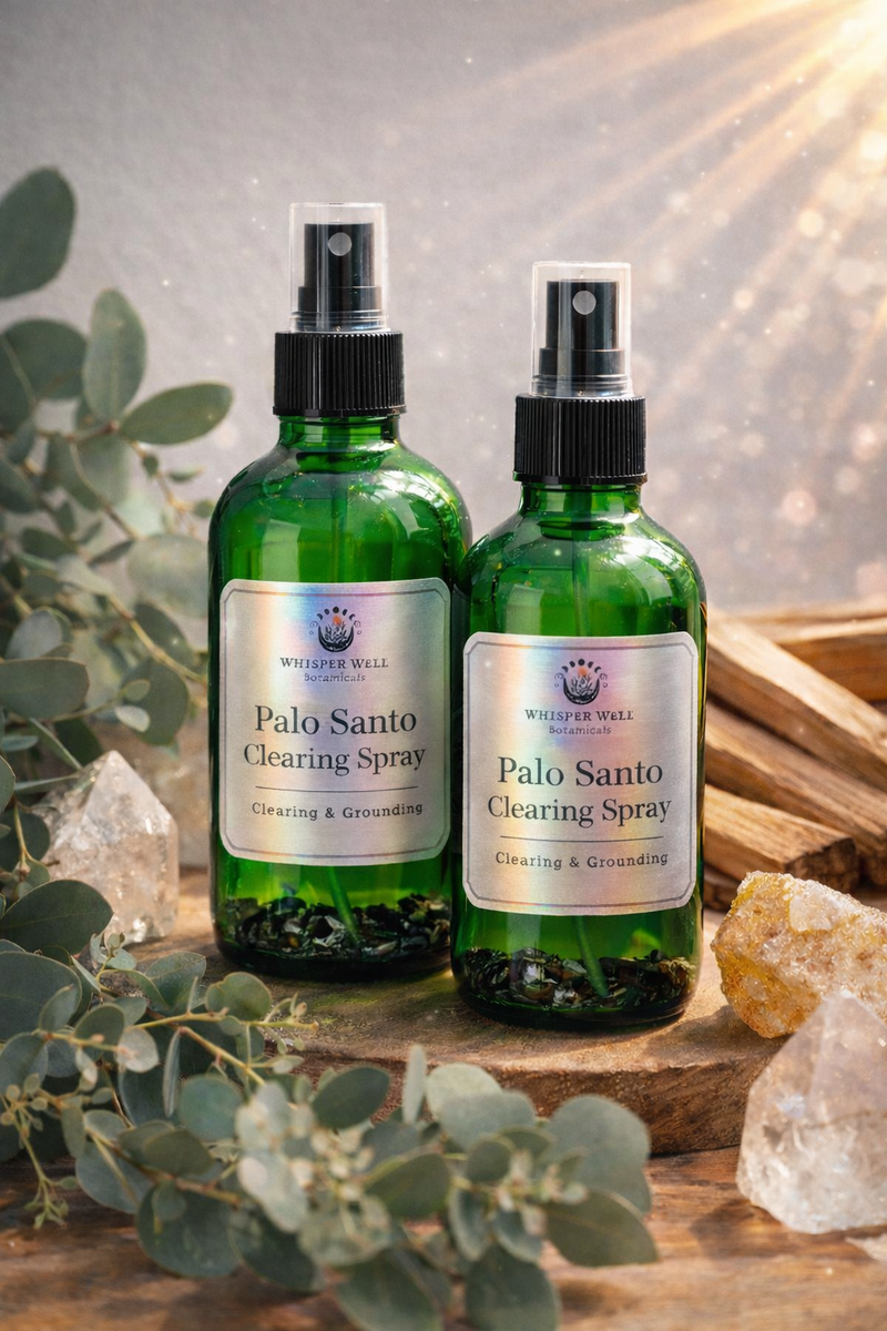 Palo Santo Clearing Spray Crystal-Infused · 4 oz